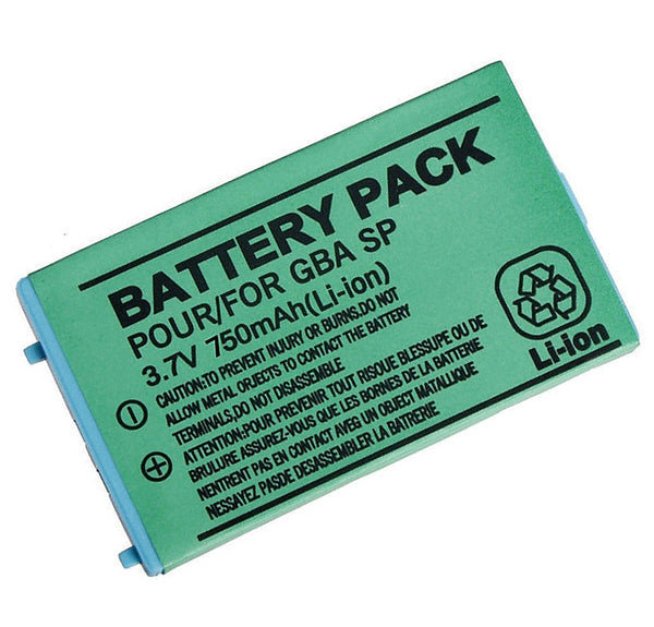 SJ - Batterie rechargeable pour Gameboy Advance SP