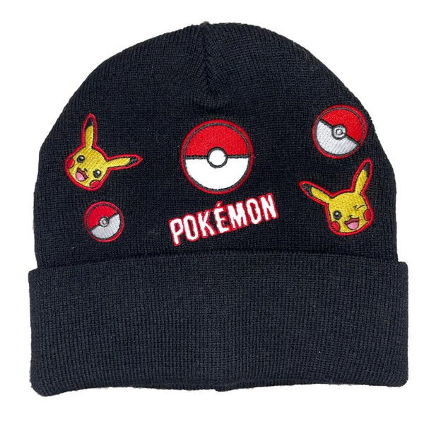 Tuque de Pokémon  -  Pikachu et Poké ball