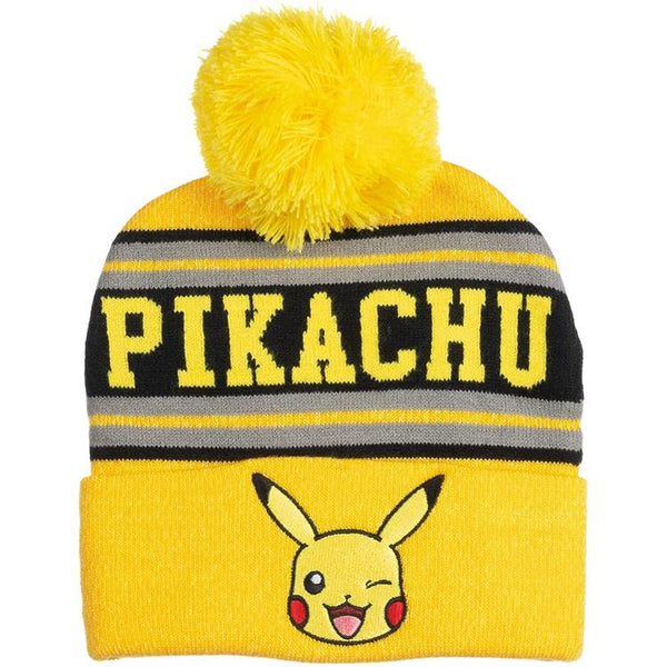 Tuque jaune de Pokémon  -  Pikachu