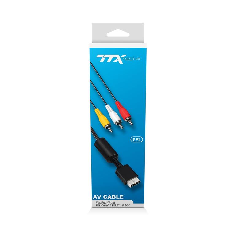 TTX Tech - Câble audio / vidéo - PS1 / PS2 / PS3