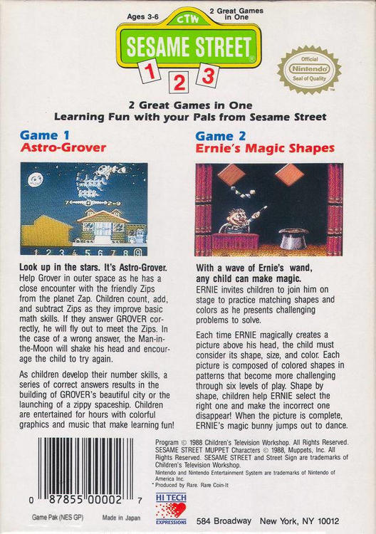 Sesame Street: 123 (used)