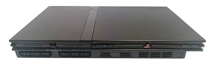Sony PlayStation 2 Slim Game System Console Black With Memory and New Lens (usagé)