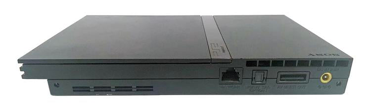 Sony PlayStation 2 Slim Game System Console Black With Memory and New Lens (usagé)