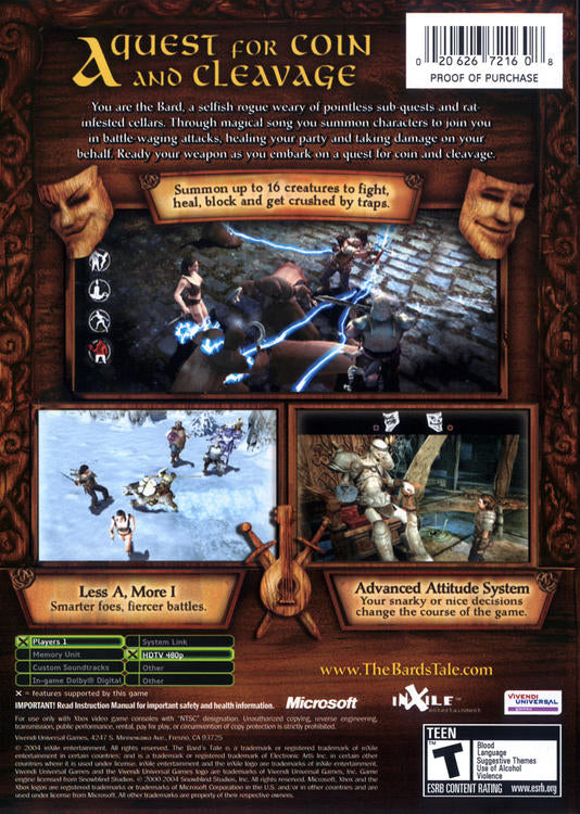 The Bard's Tale (used)