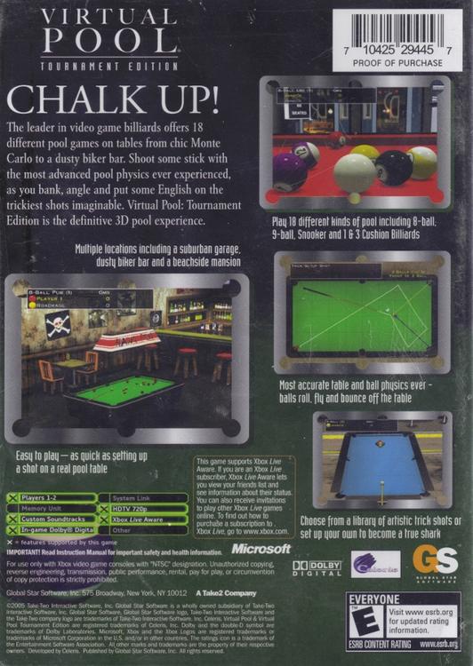 Virtual Pool Tournament Edition (usagé)