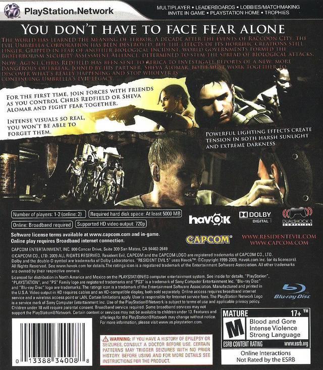 Resident Evil 5 (usagé)