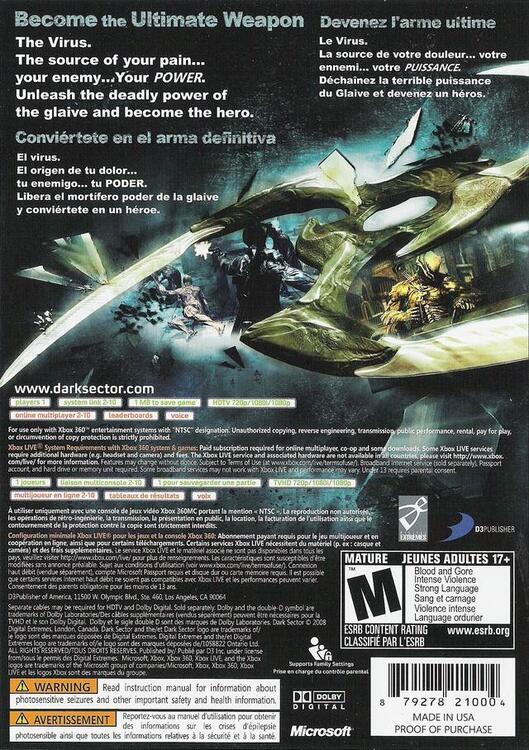 Dark Sector (usagé)