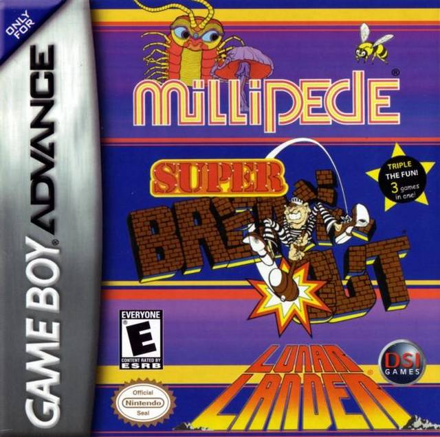 Millipede / Super Breakout / Lunar Lander (usagé)