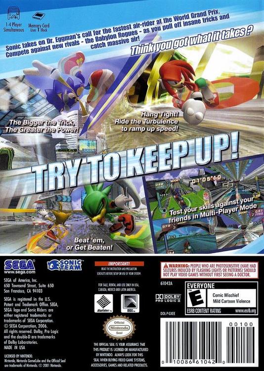 SONIC RIDERS (usagé)