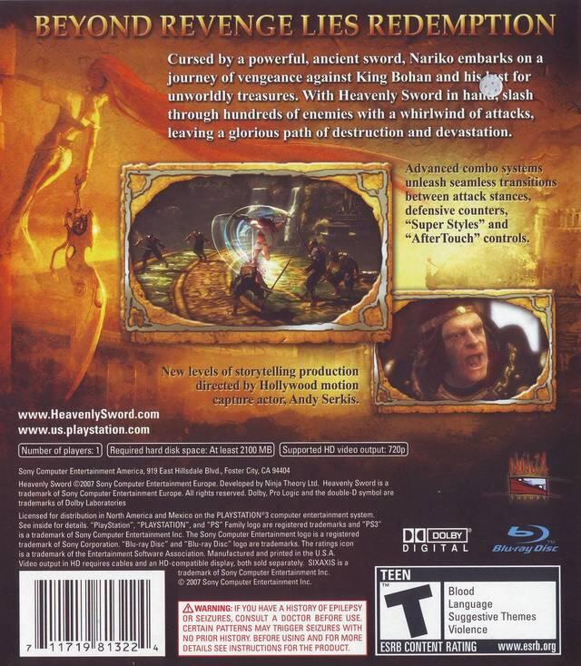 Heavenly Sword (used)