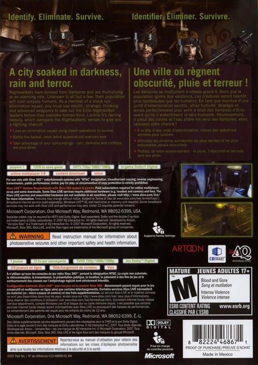 Vampire Rain (usagé)