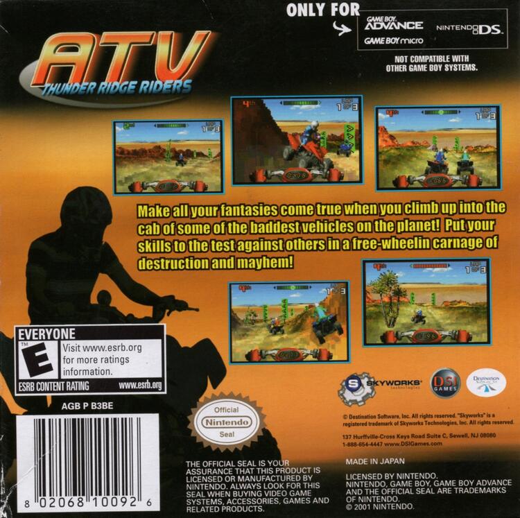 ATV: Thunder Ridge Riders (usagé)