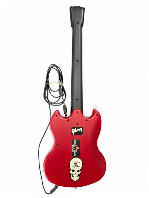 Guitar Hero II - PlayStation 2 Wired Red Gibson Bundle (usagé)