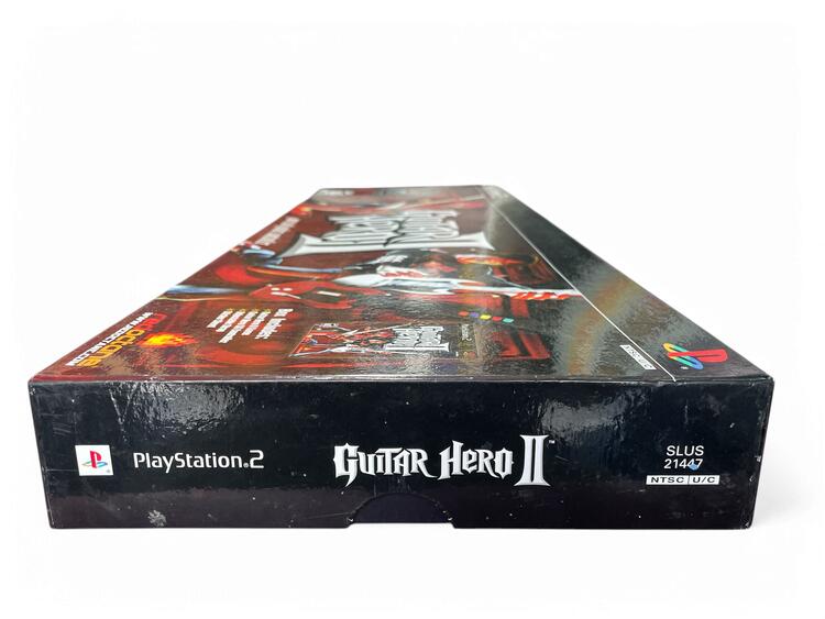 Guitar Hero II - PlayStation 2 Wired Red Gibson Bundle (usagé)