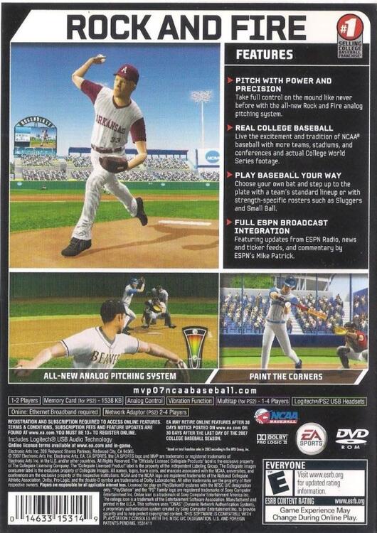 MVP 07 NCAA Baseball (used)