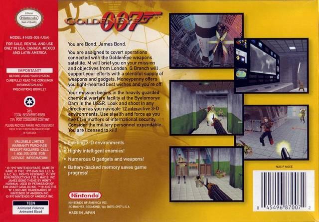 Golden Eye 007 (usagé)