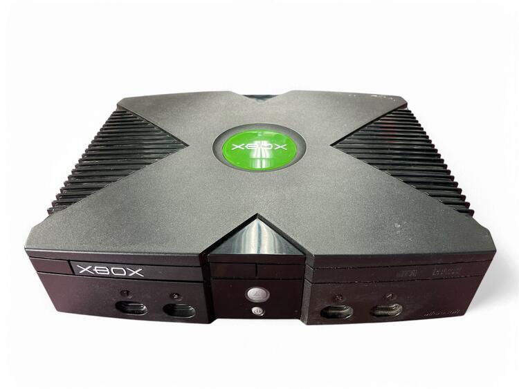 Microsoft Xbox Original Black Console  -  Tested works (usagé)