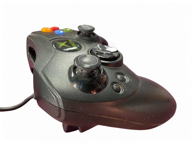 Microsoft Xbox Original Black Console  -  Tested works (usagé)