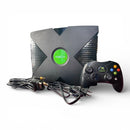 Microsoft Xbox Original Black Console (Tested & Working)