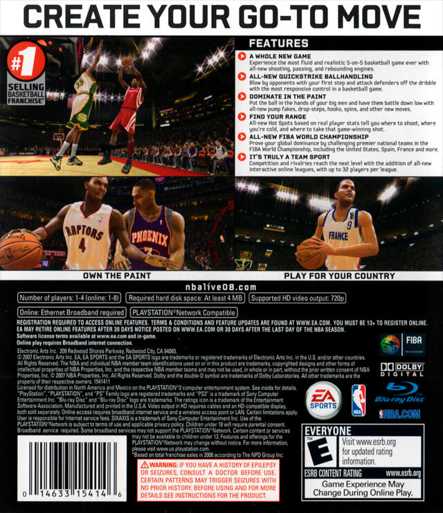 NBA Live 08 (usagé)
