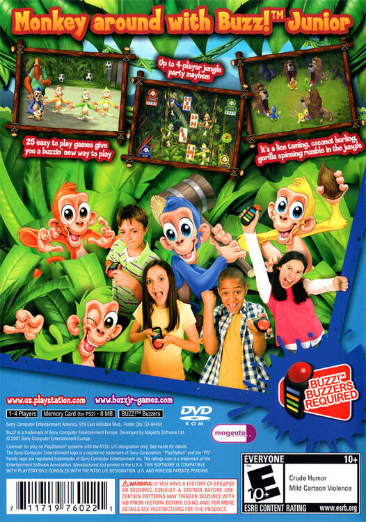 Buzz! Junior: Jungle Party (Buzz Buzzers Require but not included) (usagé)