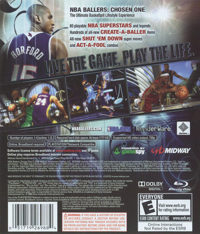 NBA Ballers: Chosen One (used)