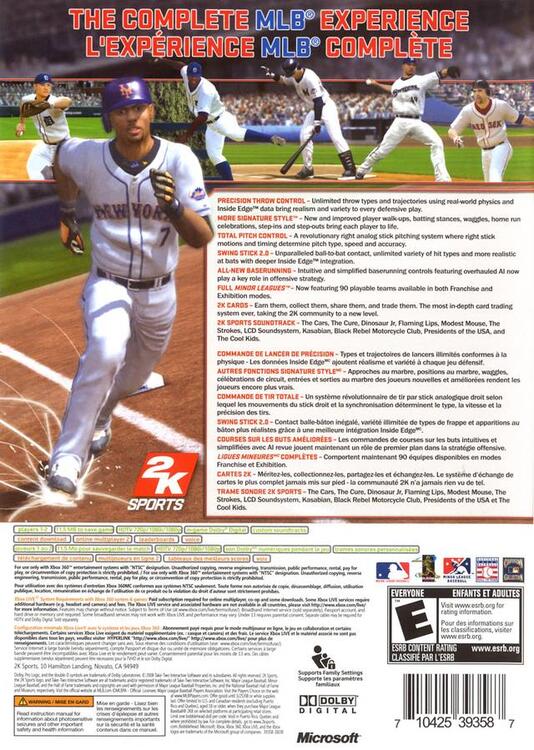 Major League Baseball 2K8 (usagé)
