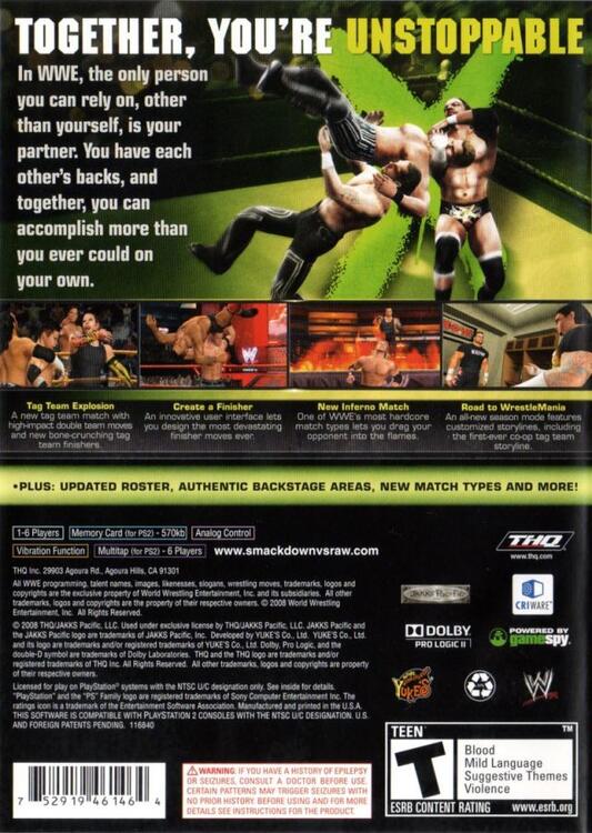 WWE SmackDown vs. Raw 2009  [Greatest Hits] (usagé)