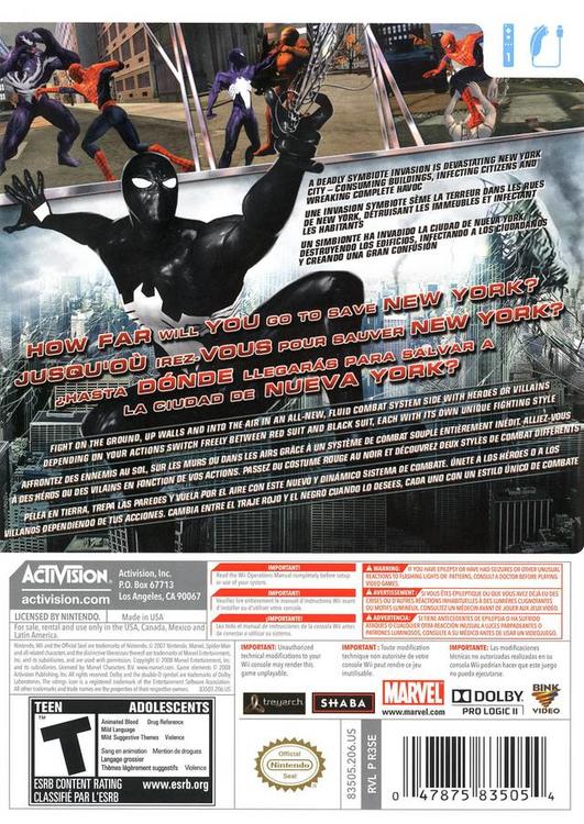 Spider-Man: Web of Shadows (usagé)