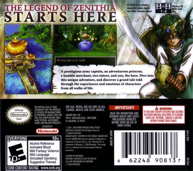 Dragon Quest IV - Chapters of the Chosen (usagé)