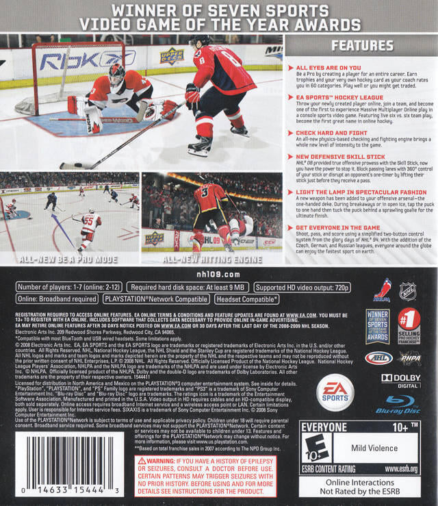 NHL 09 (usagé)