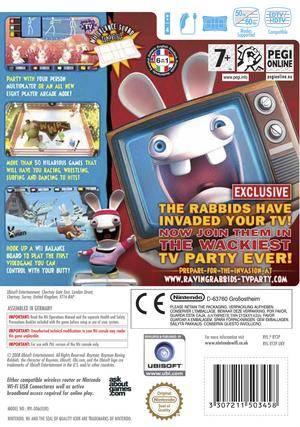 RAYMAN RAVING RABBIDS TV PARTY (used)