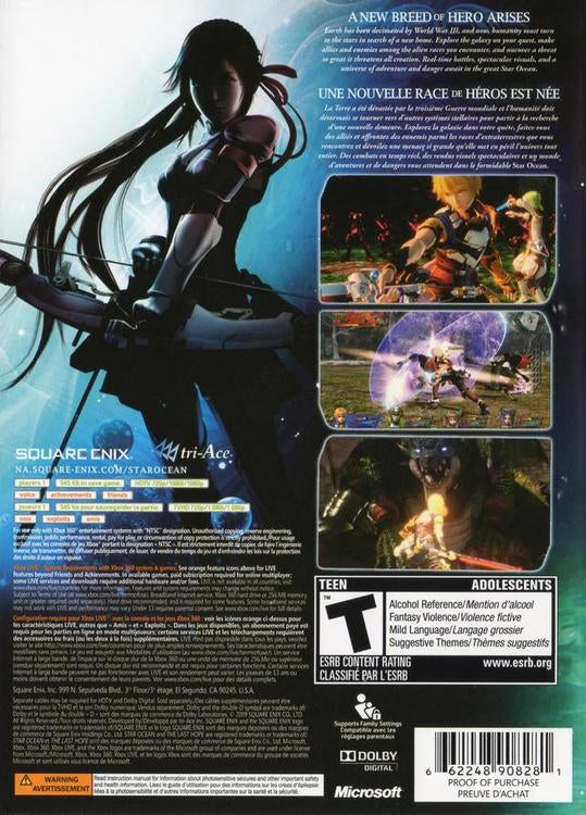 STAR OCEAN - LAST HOPE (usagé)
