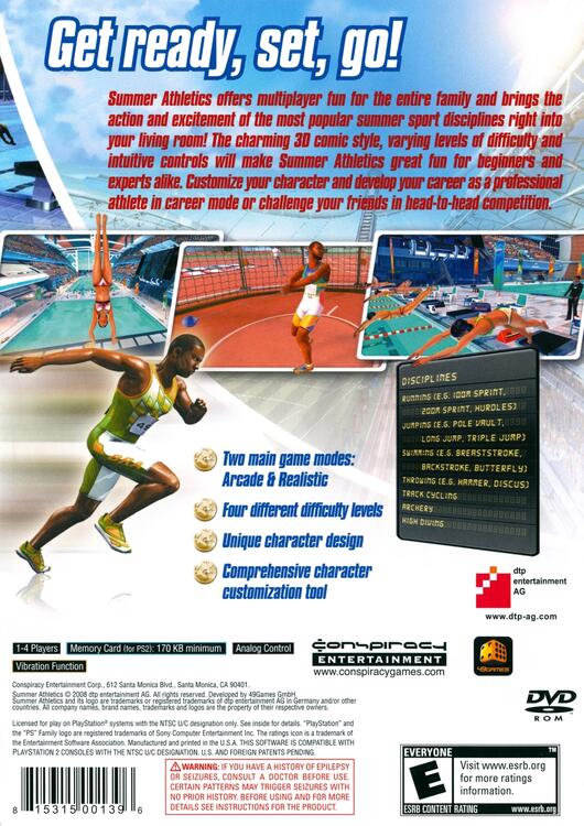 Summer Athletics: The Ultimate Challenge (usage)