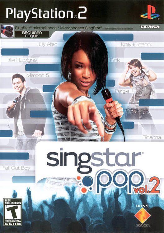 SingStar Pop Vol. 2 [Microphone Required but not included] (used)