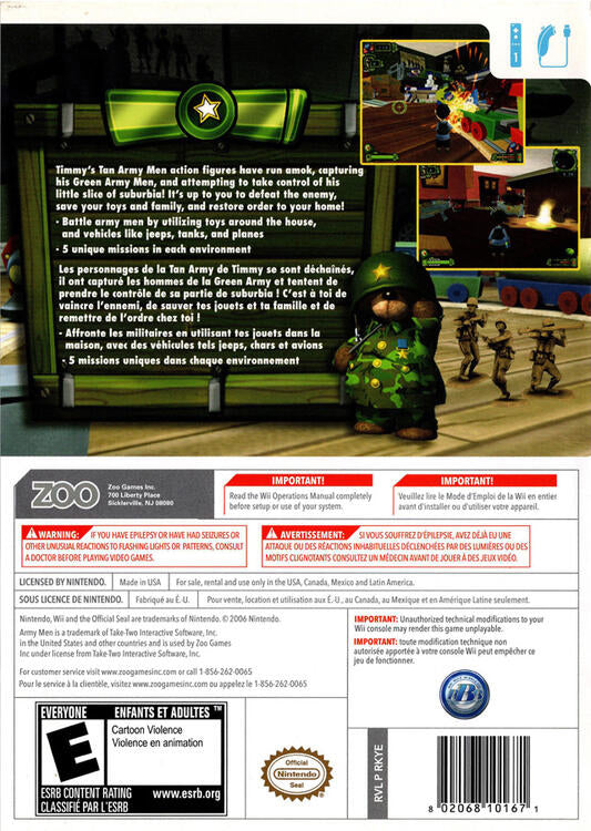 Army Men: Soldiers of Misfortune (usagé)