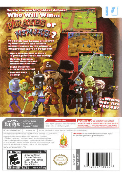 Pirates vs Ninjas: Dodgeball (usagé)