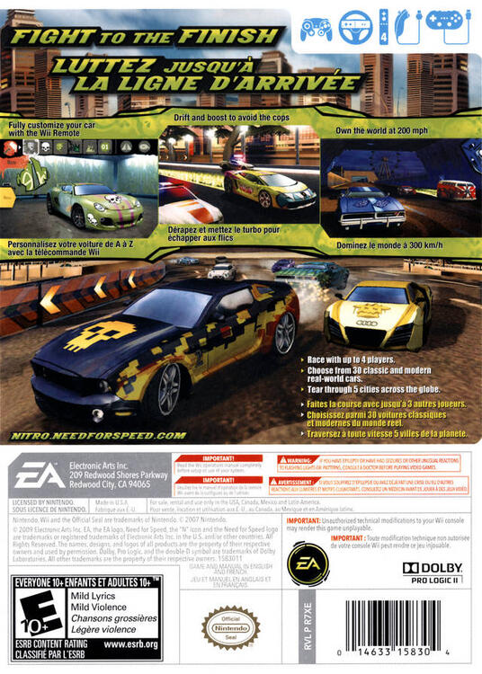 Need For Speed Nitro (used)