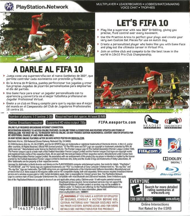 FIFA Soccer 10 (usagé)