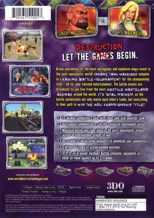 World Destruction League: Thunder Tanks (usagé)