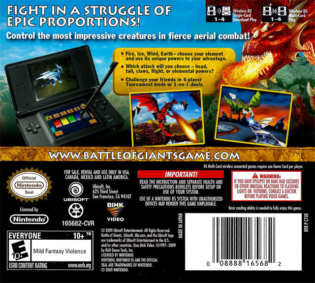Battle of Giants: Dragons (usagé)