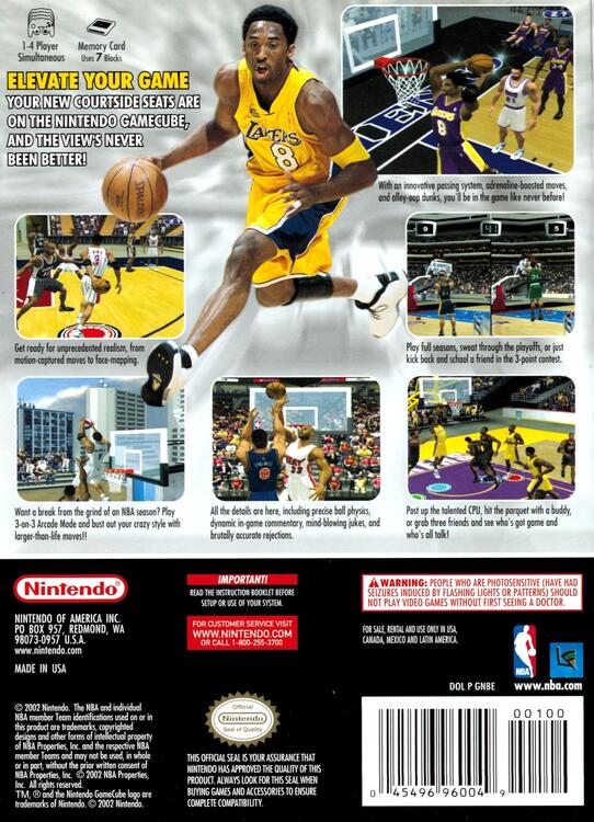 NBA Courtside 2002 (usagé)