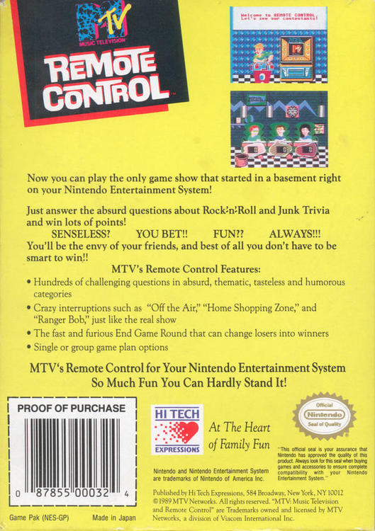 MTV's Remote Control (usagé)