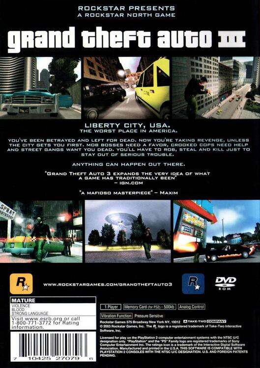 Grand Theft Auto III [Greatest Hits] (used)