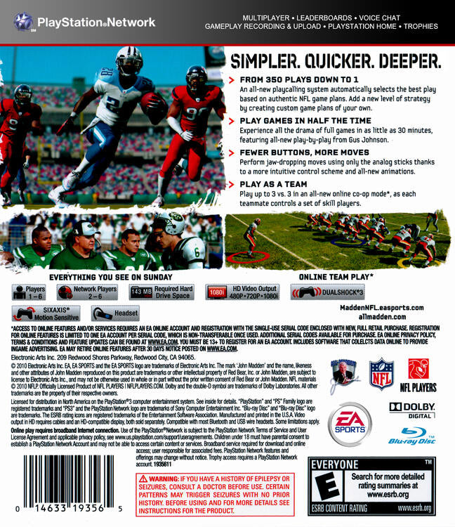 Madden NFL 11 (usagé)