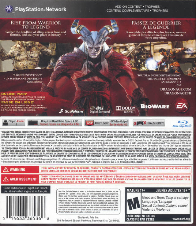 Dragon Age II (usagé)