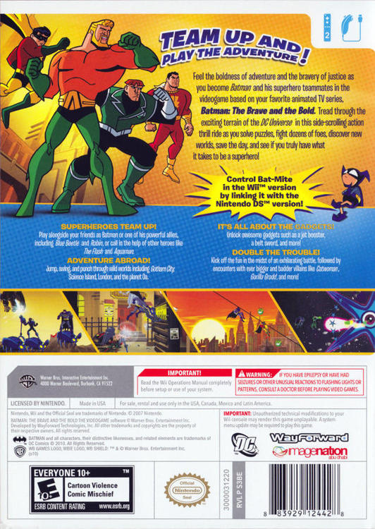 Batman: The Brave and the Bold - The Videogame (usagé)