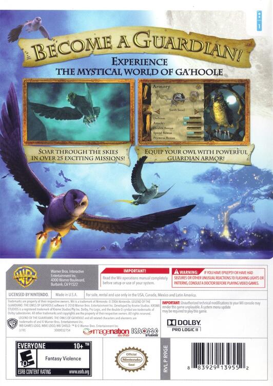 Legend of the Guardians: The Owls of Ga'Hoole (usagé)