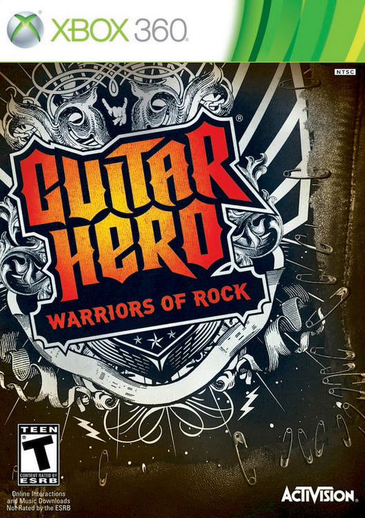 Guitar Hero - warriors of Rock  (  Guitar not includes ) (usagé)