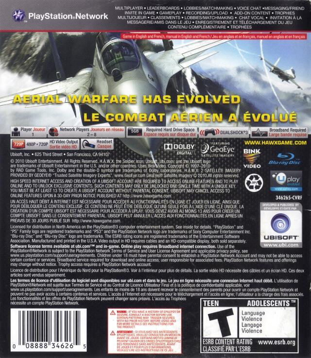 Tom Clancy's HAWX 2 (usagé)